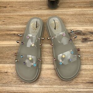 Vince Camuto Partha Platform Slide Sandal sz 6